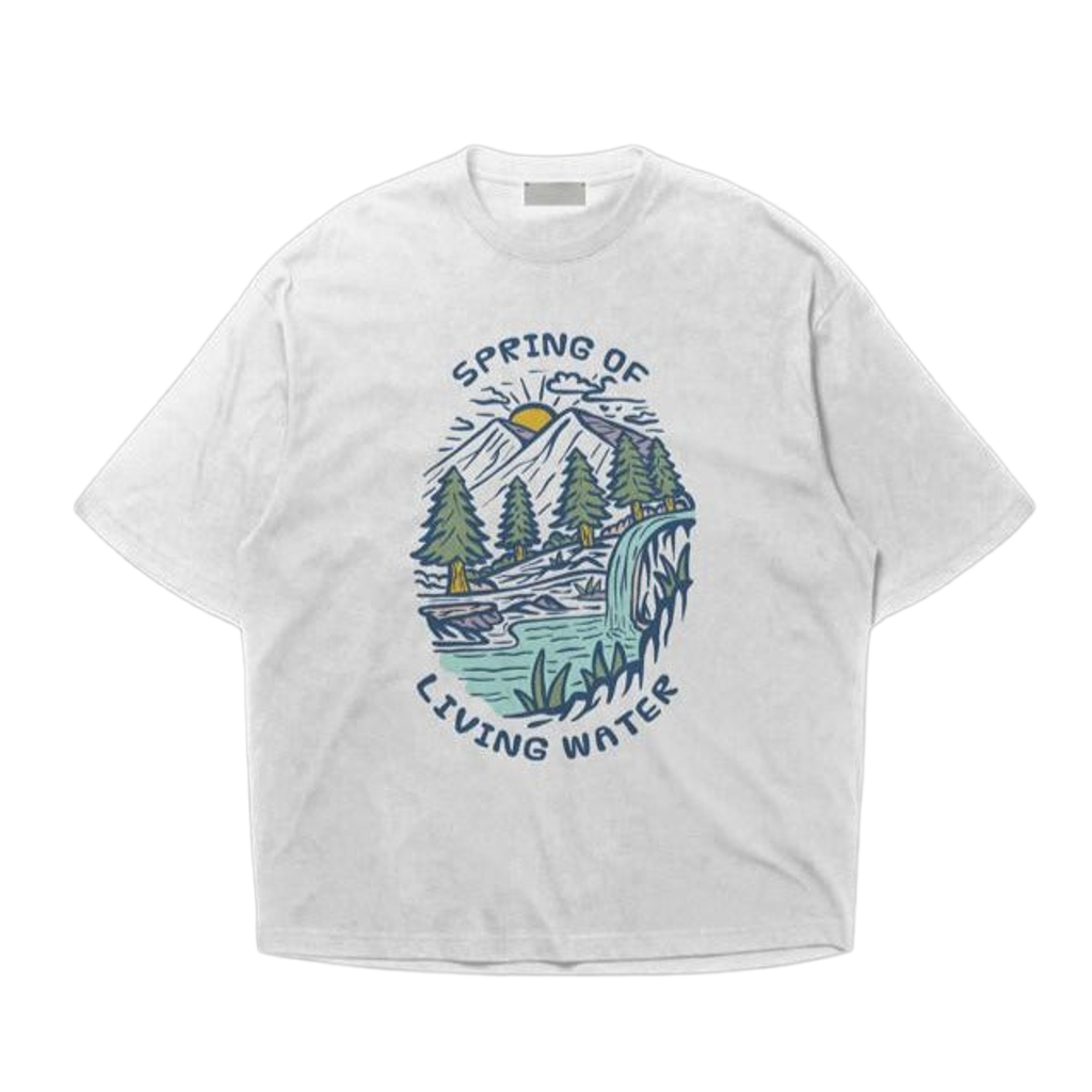 Living Water White Tee