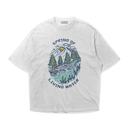 Living Water White Tee