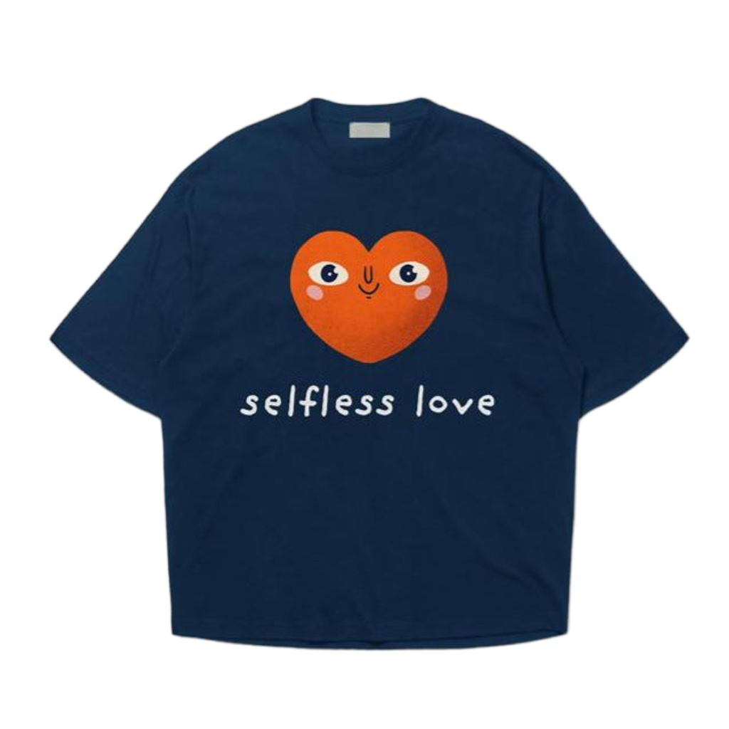 Selfless Love Navy Tee