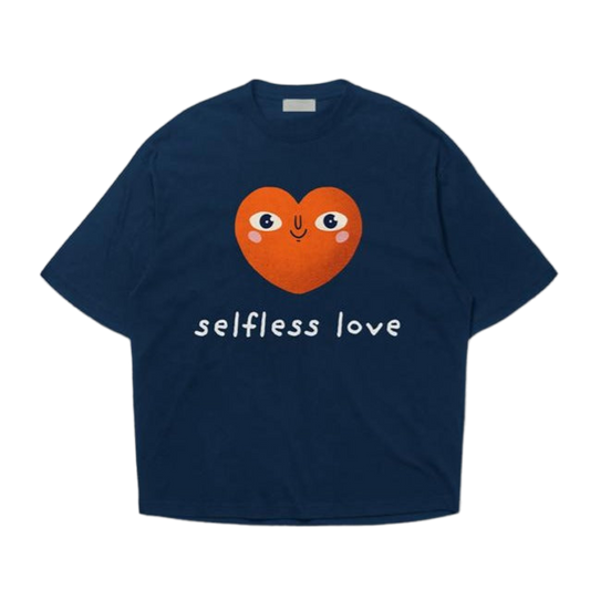 Selfless Love Navy Tee