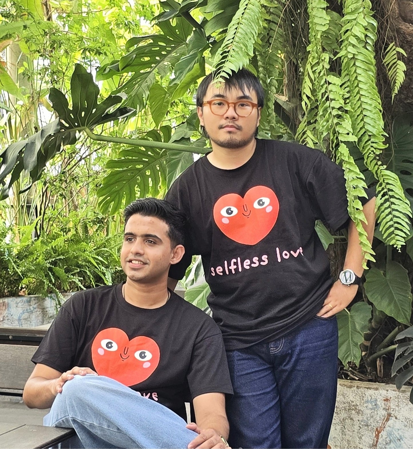 Selfless Love Black Tee