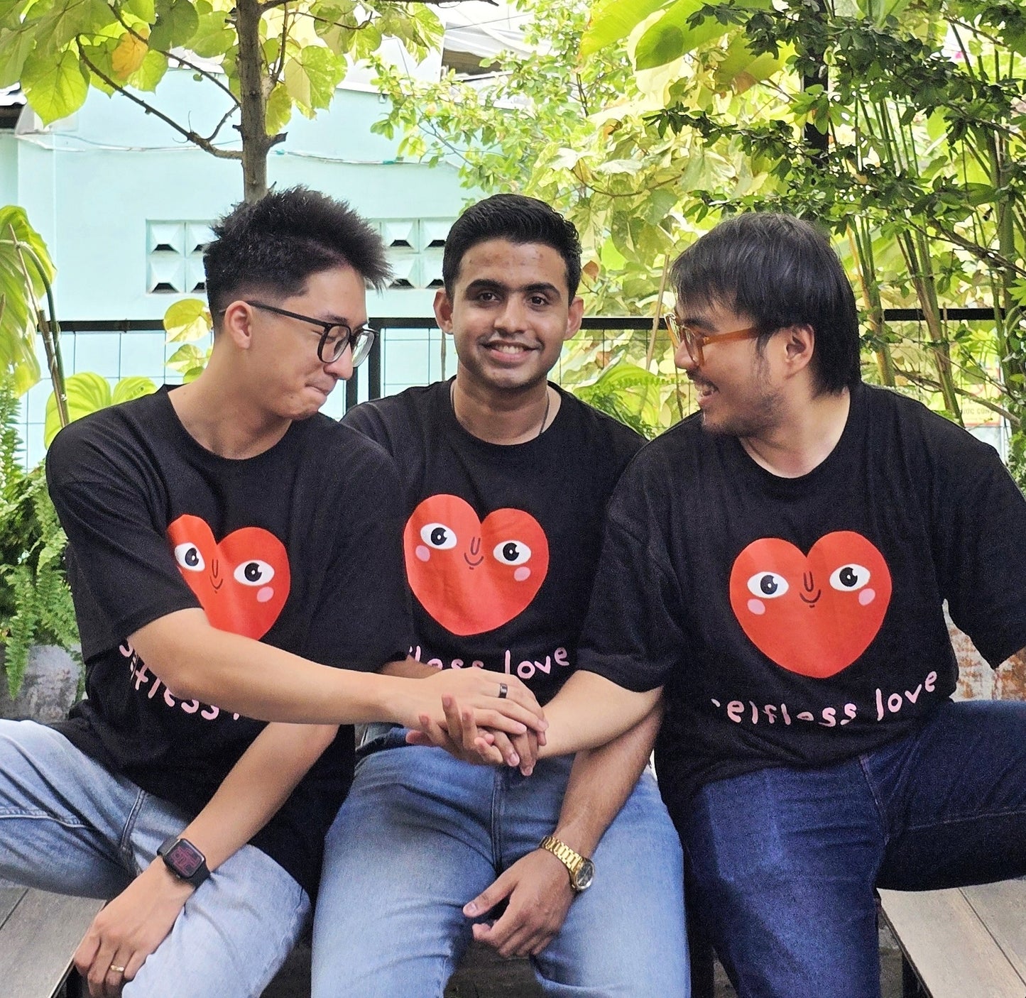 Selfless Love Black Tee