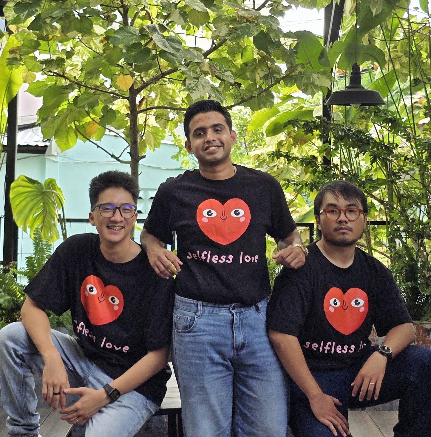 Selfless Love Black Tee