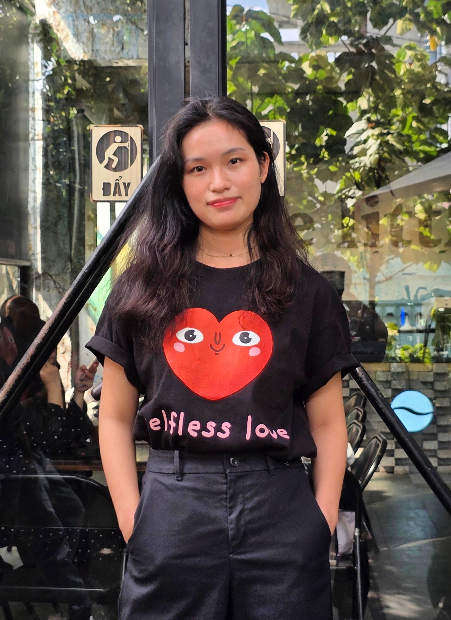 Selfless Love Black Tee