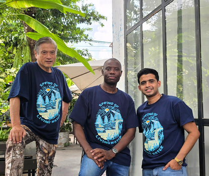 Living Water Navy Tee