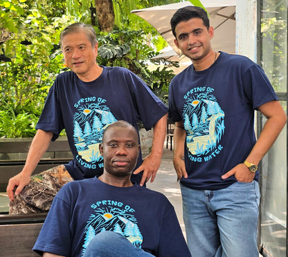 Living Water Navy Tee