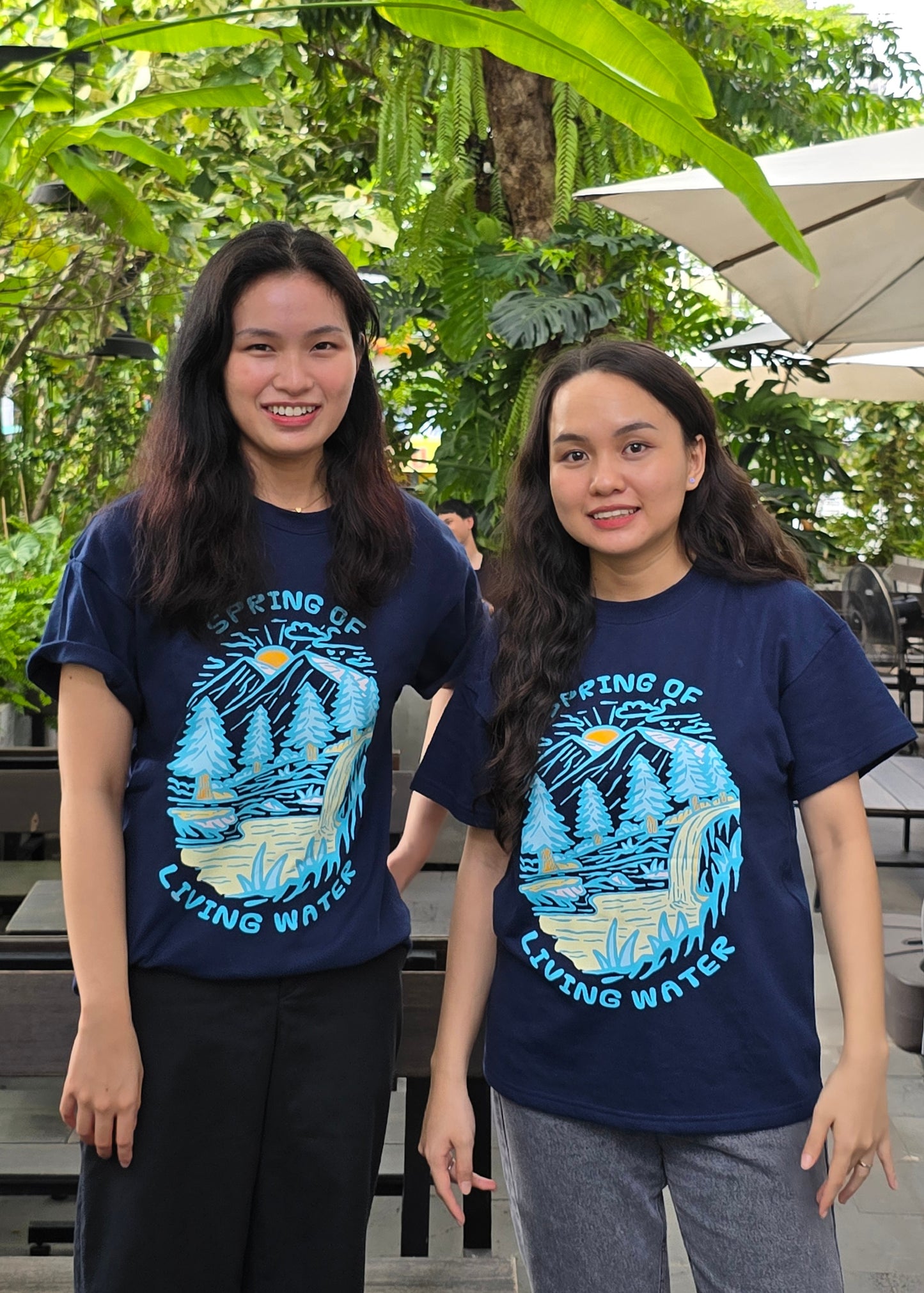 Living Water Navy Tee