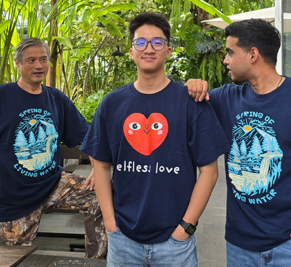 Selfless Love Navy Tee