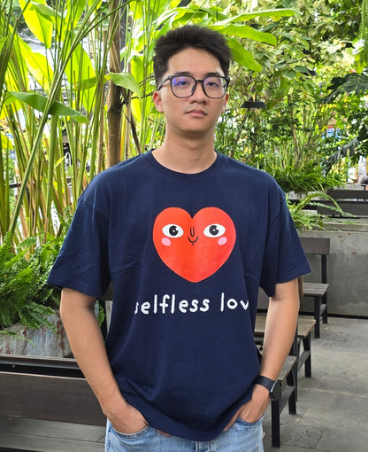Selfless Love Navy Tee