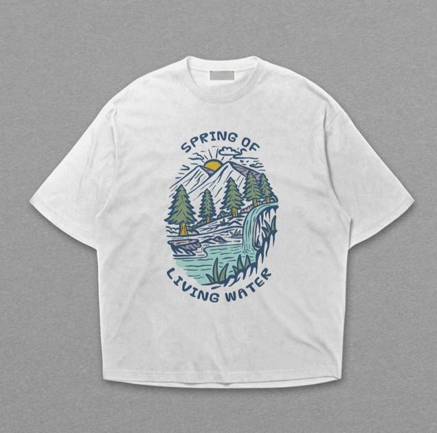 Living Water White Tee