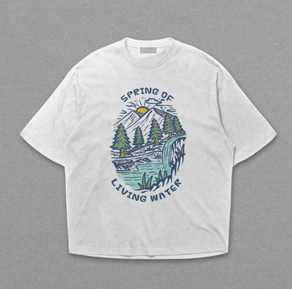 Living Water White Tee