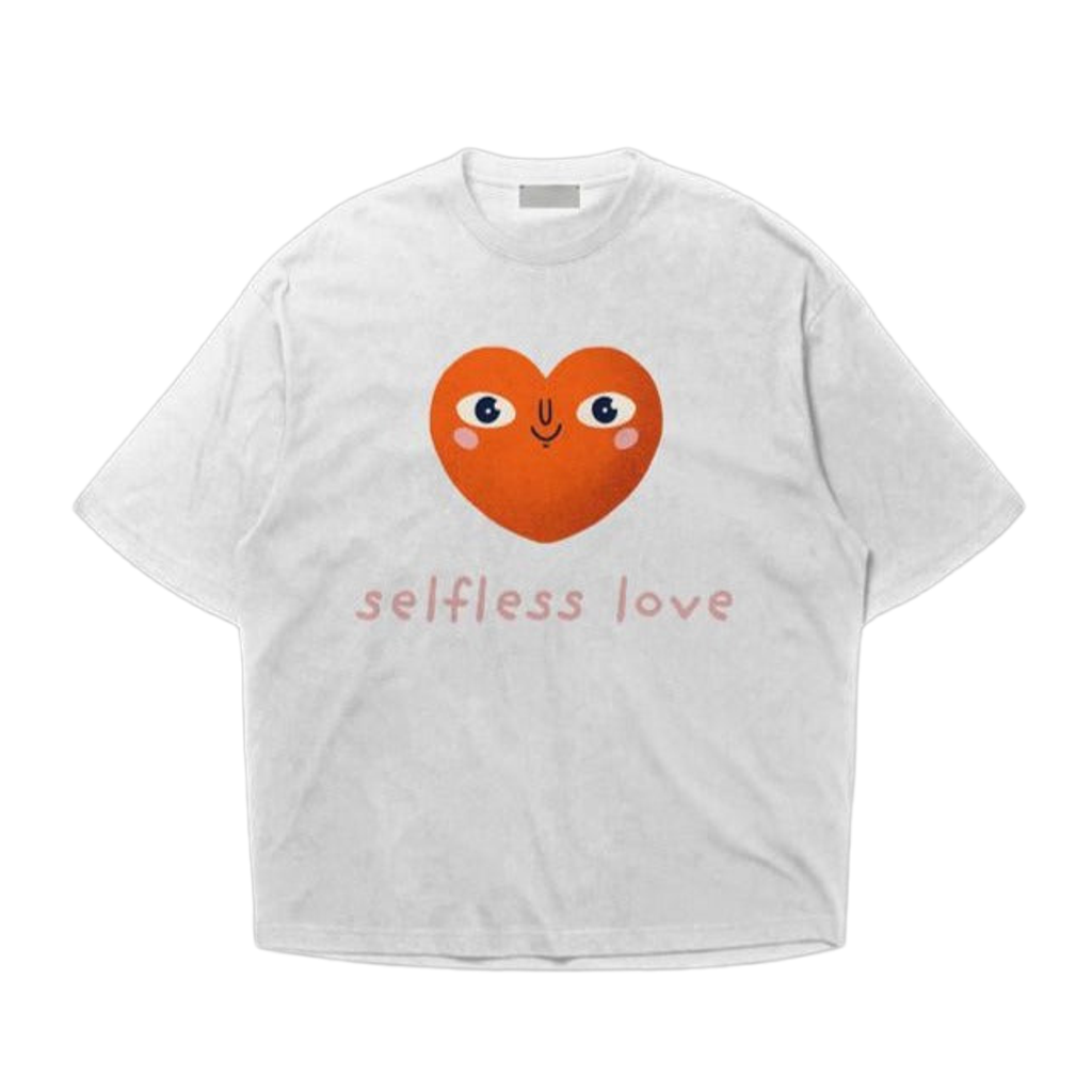 Selfless Love White Tee