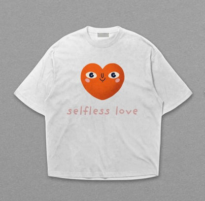 Selfless Love White Tee
