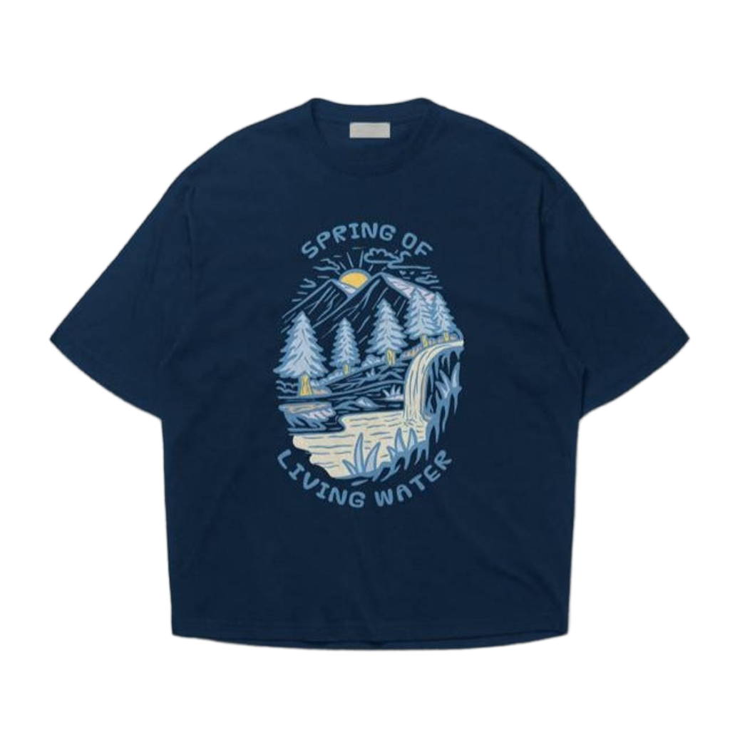 Living Water Navy Tee
