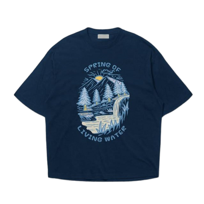 Living Water Navy Tee