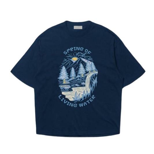 Living Water Navy Tee