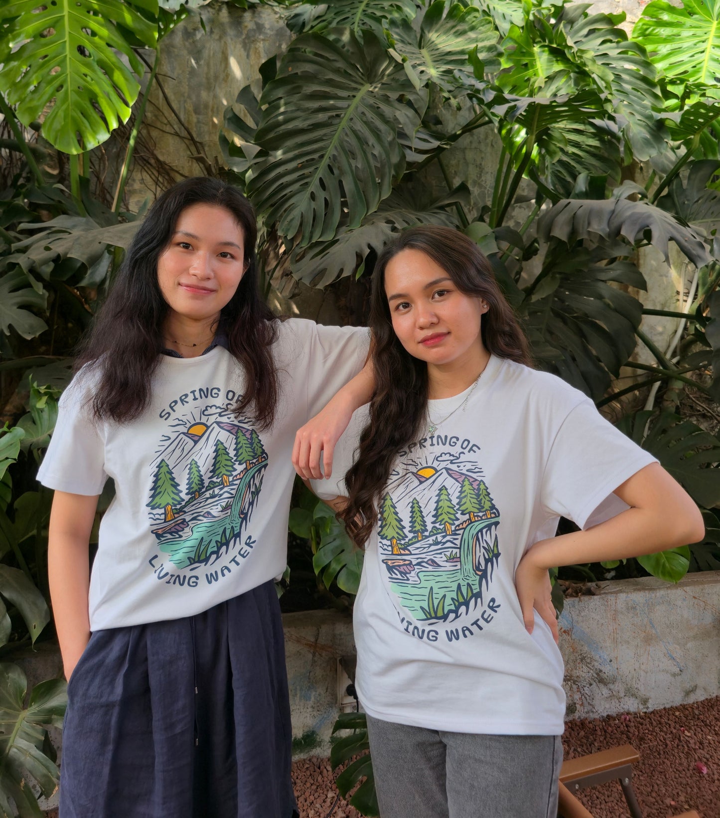 Living Water White Tee