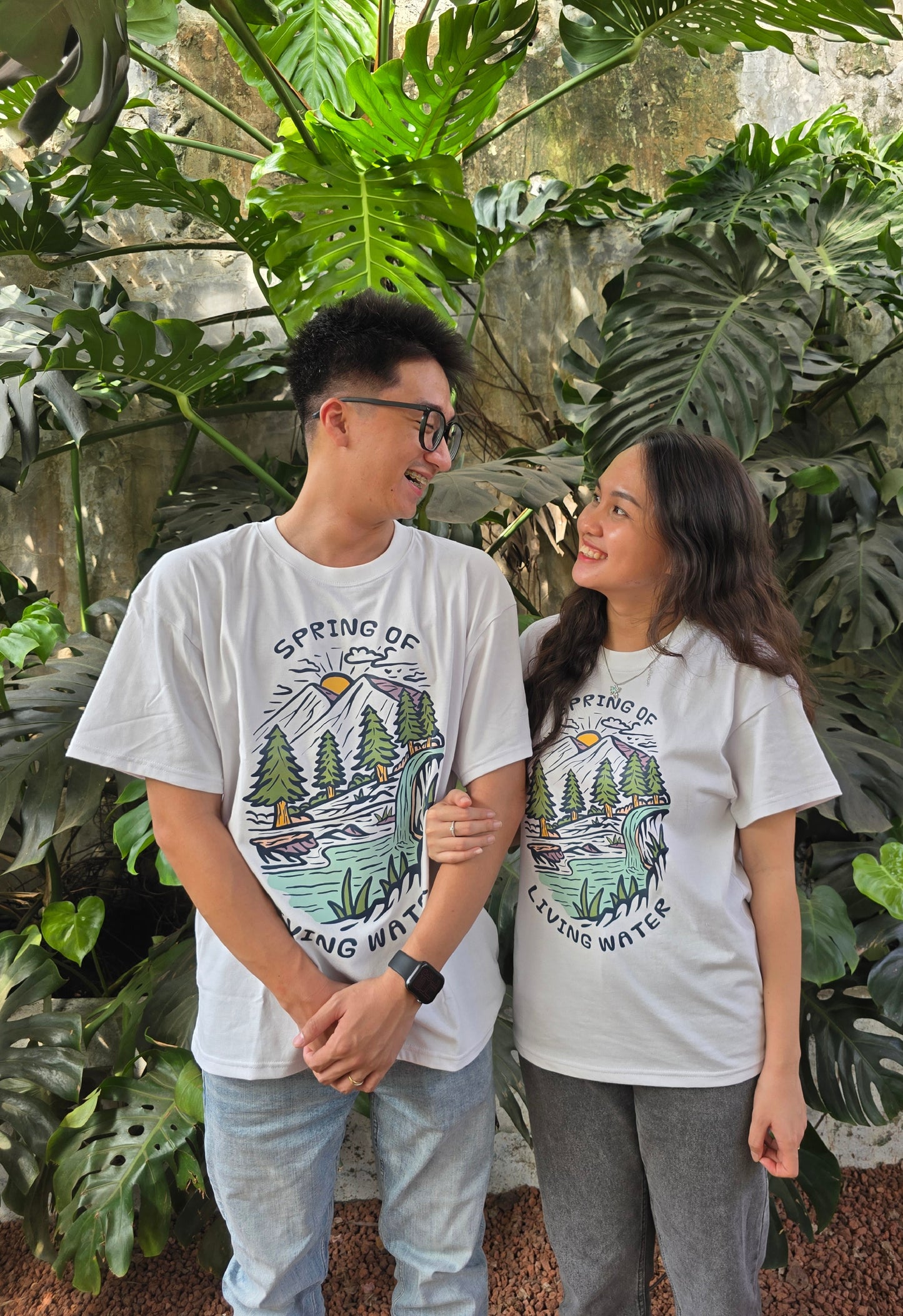 Living Water White Tee